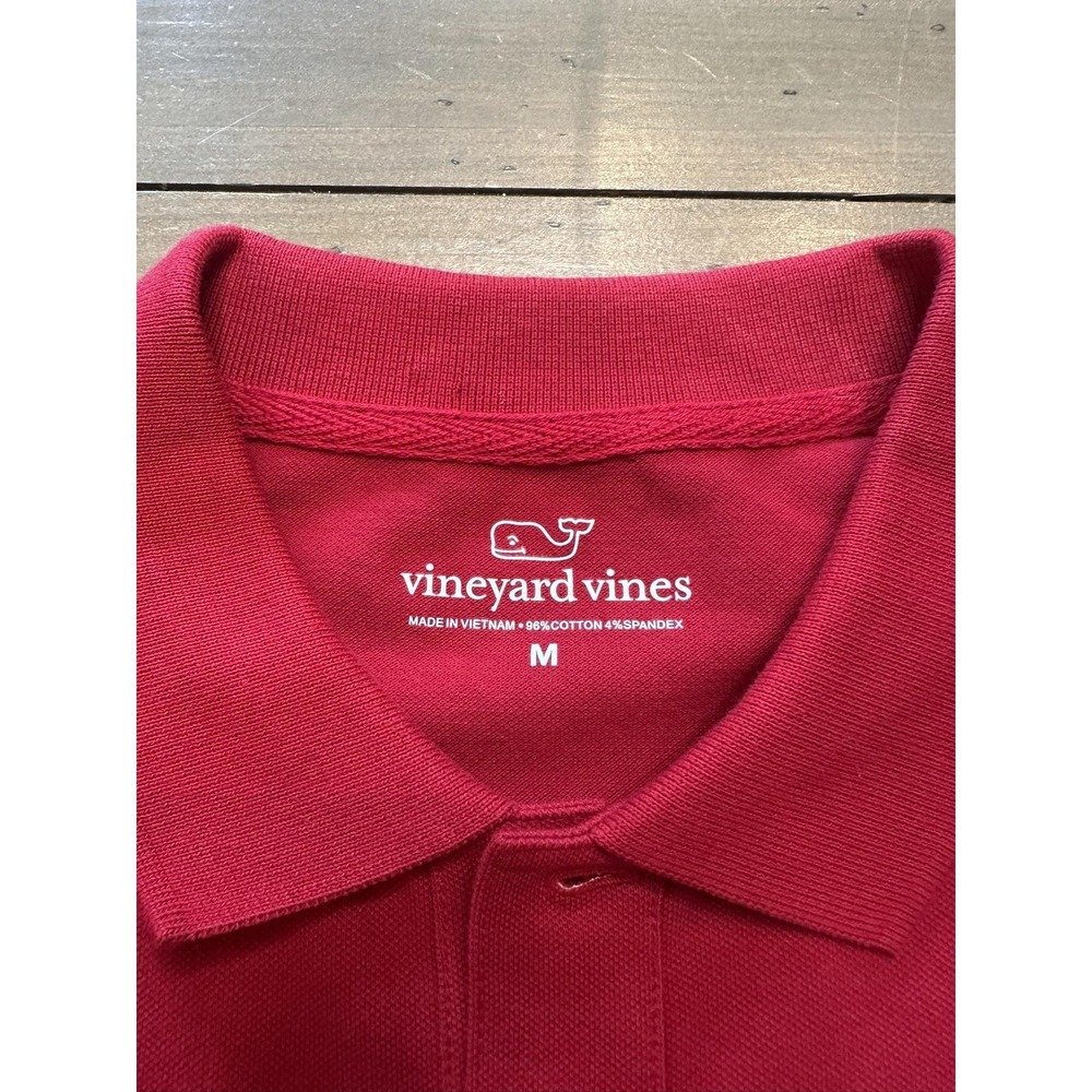 Atlanta Falcons Shirt Mens Medium NFL Football Polo Vineyard Vines Embroidered - Picture 5 of 9